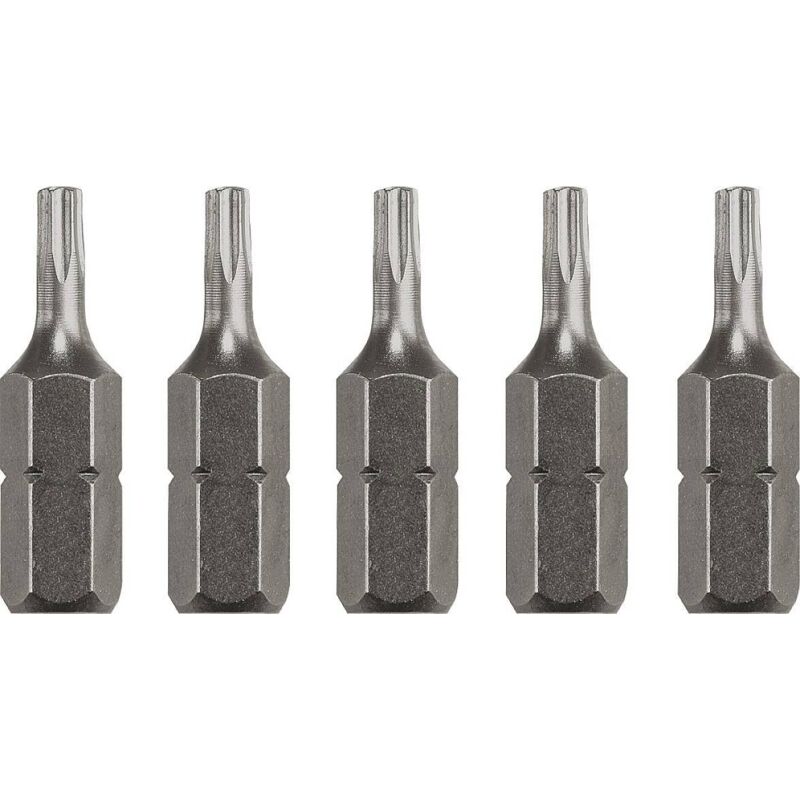 KWB - 5 embouts 25 mm torx T10 basic use 120210 (1/4, iso 1173, c 6.3), 0 w 0 v