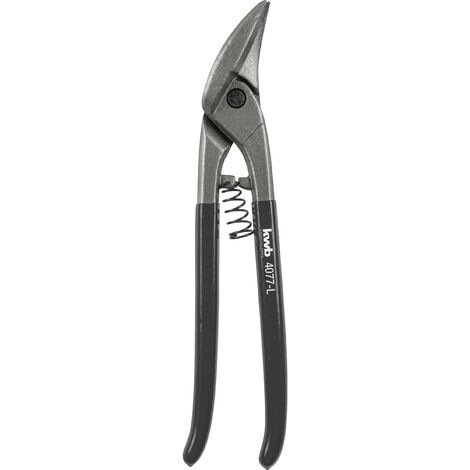 kwb Forbici per lamiera PROFI Forbici a taglio sinistro 260 mm F. Curve strette, Targhetto da taglio max. 1,5 mm e acciaio inossidabile / V2A fino a 1 mm