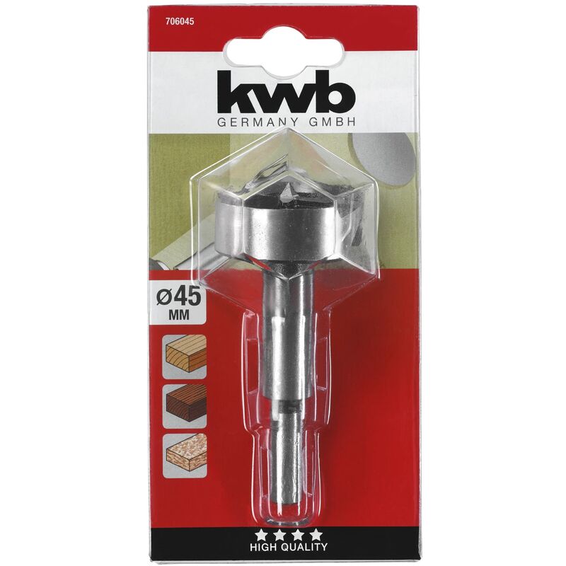 Kwb Forstner Drill Ø 45,0 mm 706045 (testa di