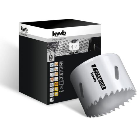 KWB - FRESA A TAZZA BIMETALLICA HSS-CO 60MM