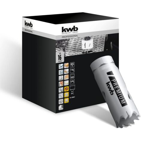 KWB - FRESA A TAZZA BIMETALLICA HSS-CO16MM