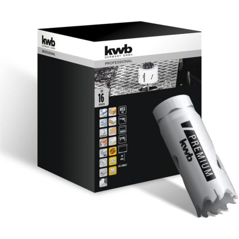 KWB - FRESA A TAZZA BIMETALLICA HSS-CO16MM