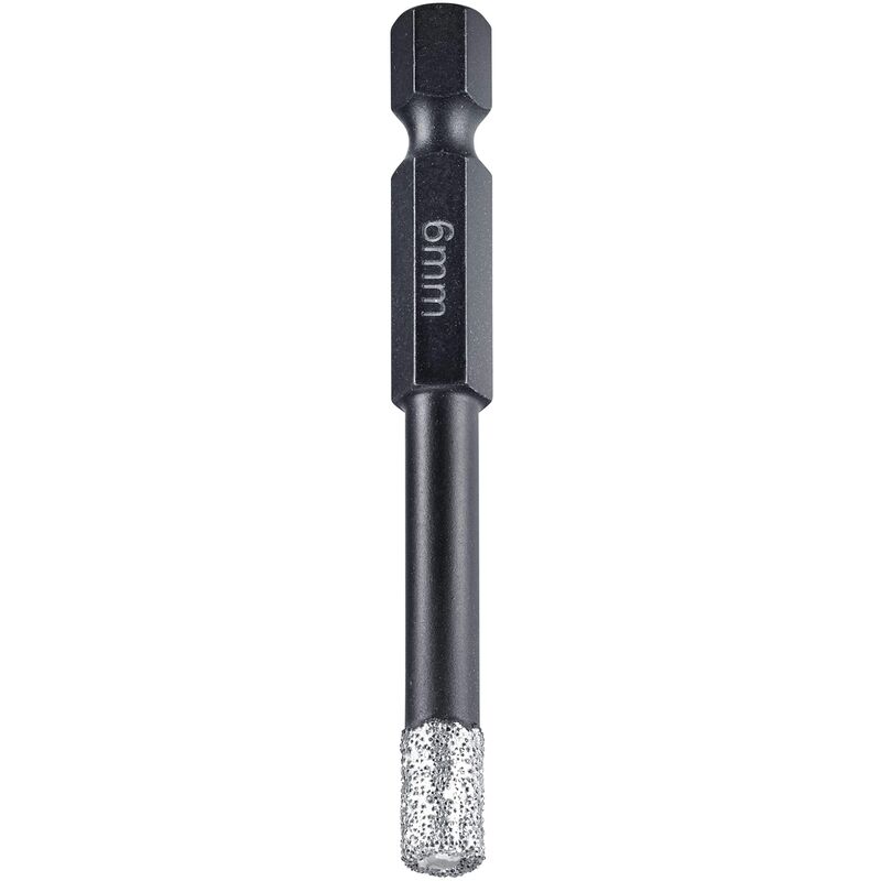 KWB - diamant foret pour perceuse à carrelage pour perceuse, scie cloche avec trou e 6.3, couronne de forage diamond 6 mm