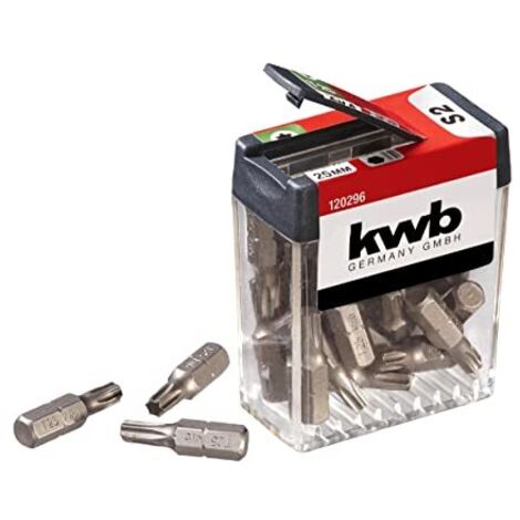 Kwb Inserti Per Avvitatore 25 Pezzi 1-4 T25