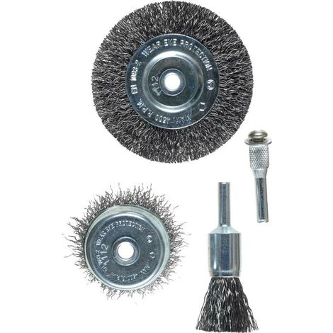 kwb JEU DE DOUILLES DE CÂBLE, 4 PIÈCES, FIL D'ACIER, ONDULÉ 597500 1 set