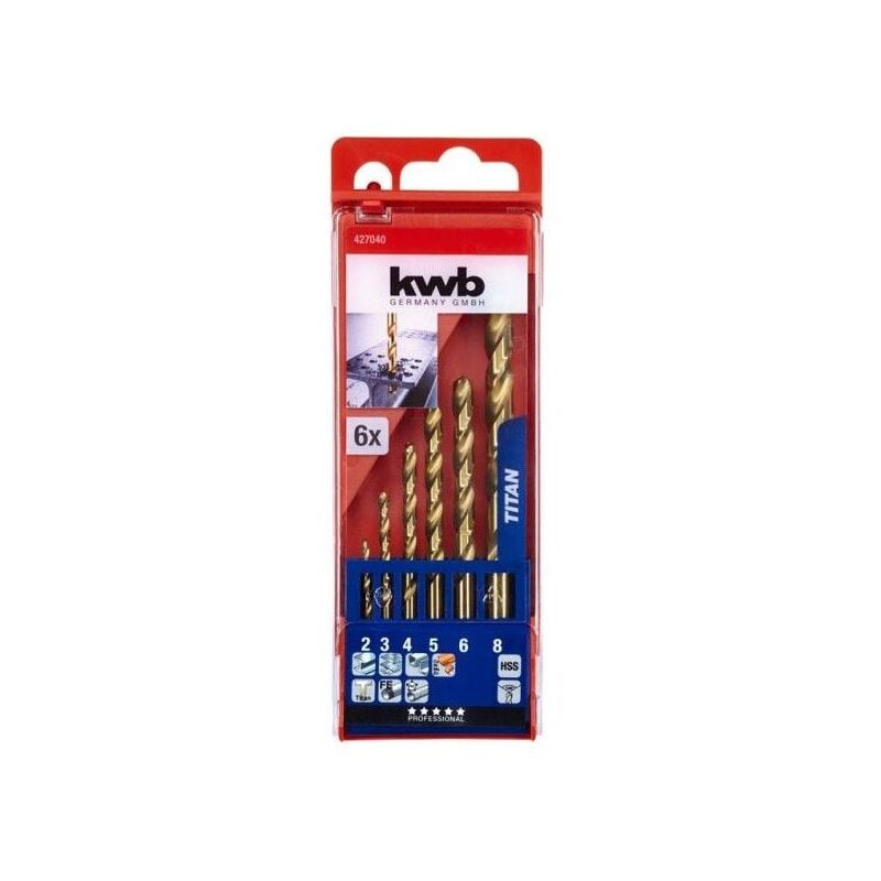 KWB - Einhell 49427040 Jeu de 6 embouts hss 135°