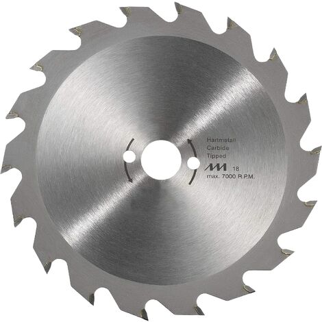 kwb Kreissägeblatt 184 x 16 mm, Made in Germany, schneller Schnitt, Sägeblatt geeignet für Weich- und Hartholz, Tischlerplatten und Spanplatten