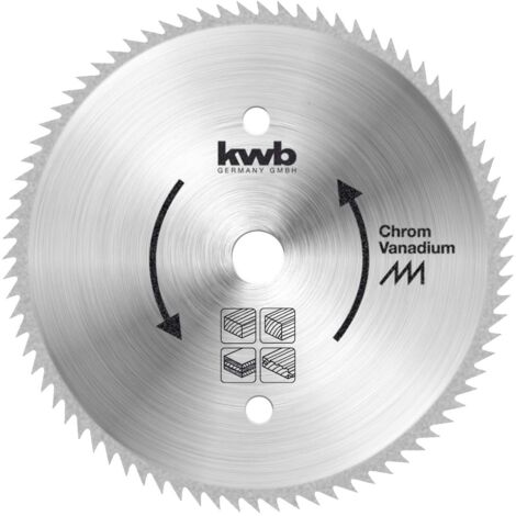 kwb lama per sega circolare 130 x 16 mm, Made in Germany, tagli molto fini, adatta per pannelli di legno, legno profilato e legno tenero