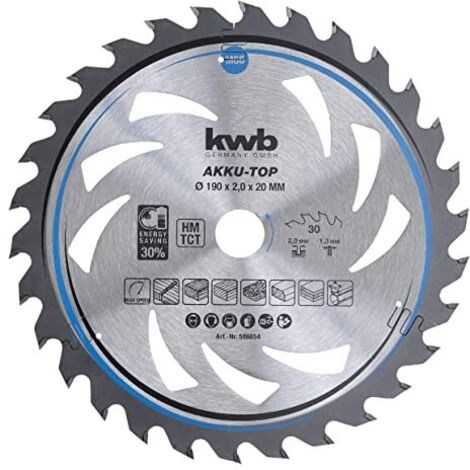 Kwb lama universale 190 mm in carburo