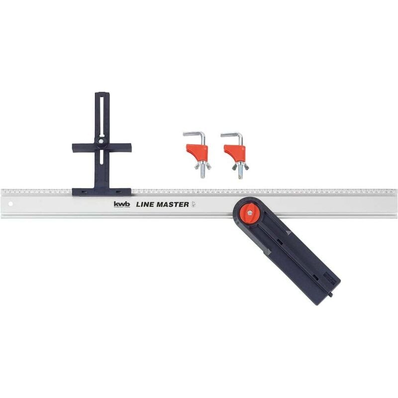 KWB - Kit de guides de précision Line Master pour le travail du bois 49784008