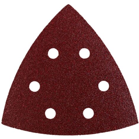 kwb macinazione triangolo per delta u. Multi-smerigliatrice - per metallo, legno, vernice u. V. m., 105 mm per AEG U. Macchine Kress, grano 8 x k-60, 6 x k-120, 6 x k-180, 20 pezzi., Punzonati, sparpa