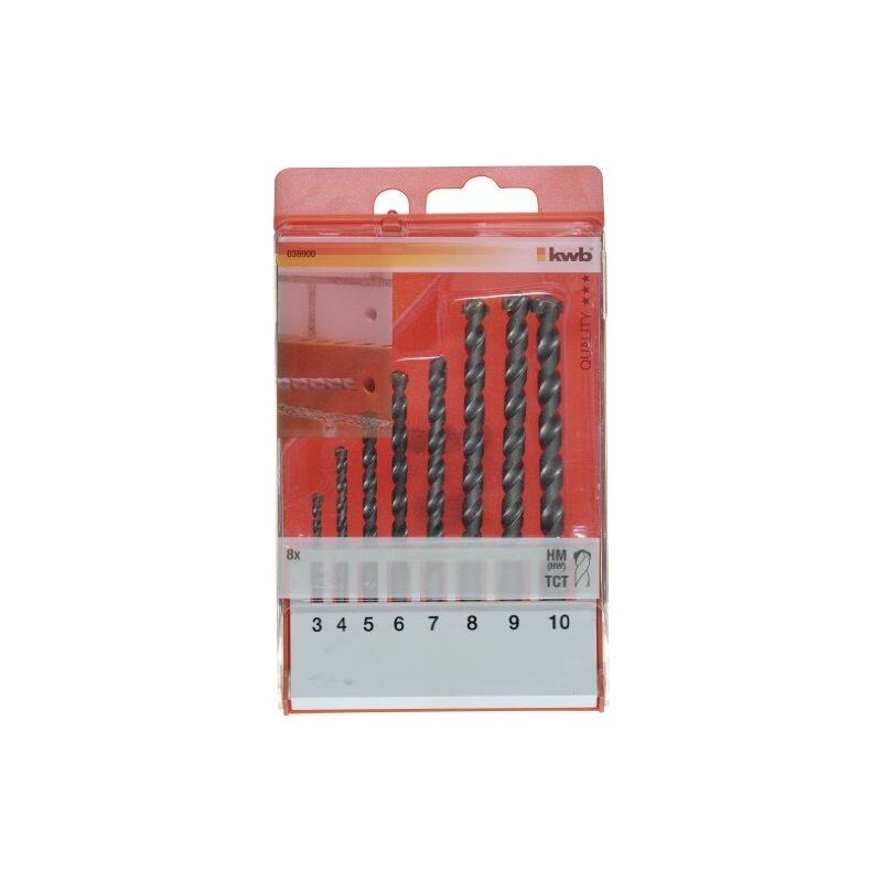 038900 Drill bit set 8pc(s) drill bit - KWB