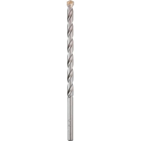 kwb Mauerdurchbruchbohrer Ø 14 mm, Länge 400 mm, mit robuster Hartmetall-Platte, spanlos geformter Bohrerspirale, kugelgestrahlter Oberfläche und Rundschaft, entspricht ISO 5468