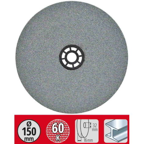 KWB Meule grain fin diamètre 150x12,7x16mm G60