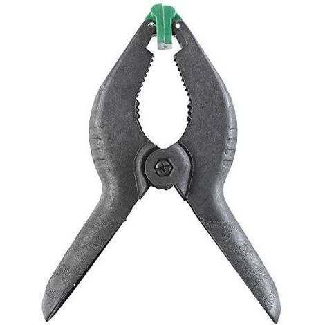kwb Morsetto a molla da 150 mm, larghezza di serraggio 60 mm, forza elevata per lavori di colla e colla, morsetto a molla per fissare e tenere fermo