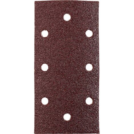 kwb Nastri abrasivi 93x186 mm - ossido di alluminio, granulometria 40, 80, 240 - Sostituzione senza attrezzi - Per legno e metallo - Alta qualità, marrone