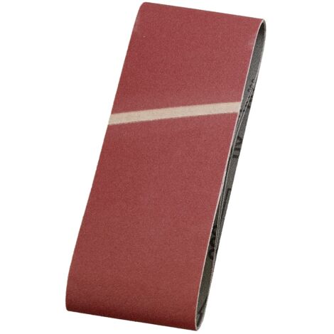 kwb Nastro di levigatura in tessuto 3X, 100 x 560 mm, K-150, Corindone nobile, per legno e metallo, carta vetrata per smerigliatrice a nastro/macinazione
