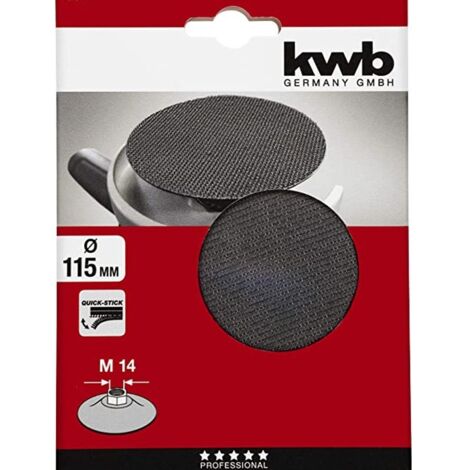 KWB plato p/ taladro med velcro 11 49487014 , Plato Velcro 115Mm M14 de la marca Einhell.
