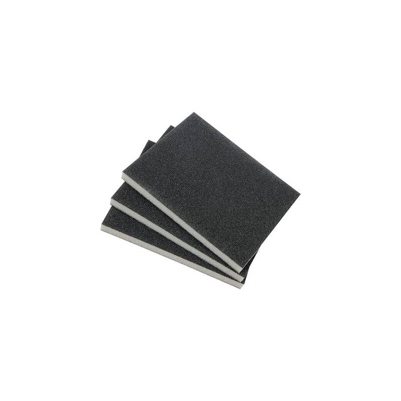 KWB - 089020 éponge abrasive bois & métal, moyenne 3 pc(s)