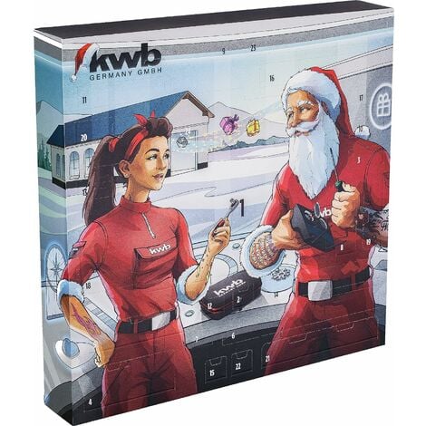 kwb Professional-Adventskalender 2023 für Handwerker mit Gewinn-Chance, 41 teilig Werkzeug-Set inkl. Werkzeugtasche als ideale Ergänzung für die eigene DIY Werkzeugsammlung