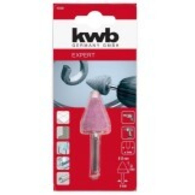 PUNTA ABRASIVA CERAMICA - CONO ARROTOND. - L 25x30 MM