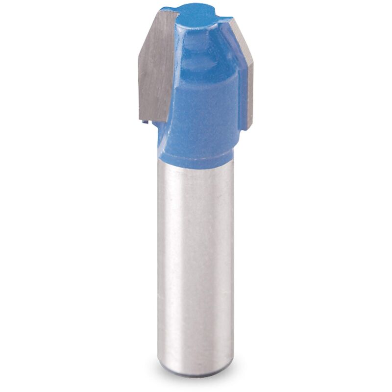 kwb 7552-20 HM Edge Router Professional (per legno, Ø11.7mm, w = 25 °, gambo da 8mm, taglio di base a levigatura di precisione, abbinando tutto