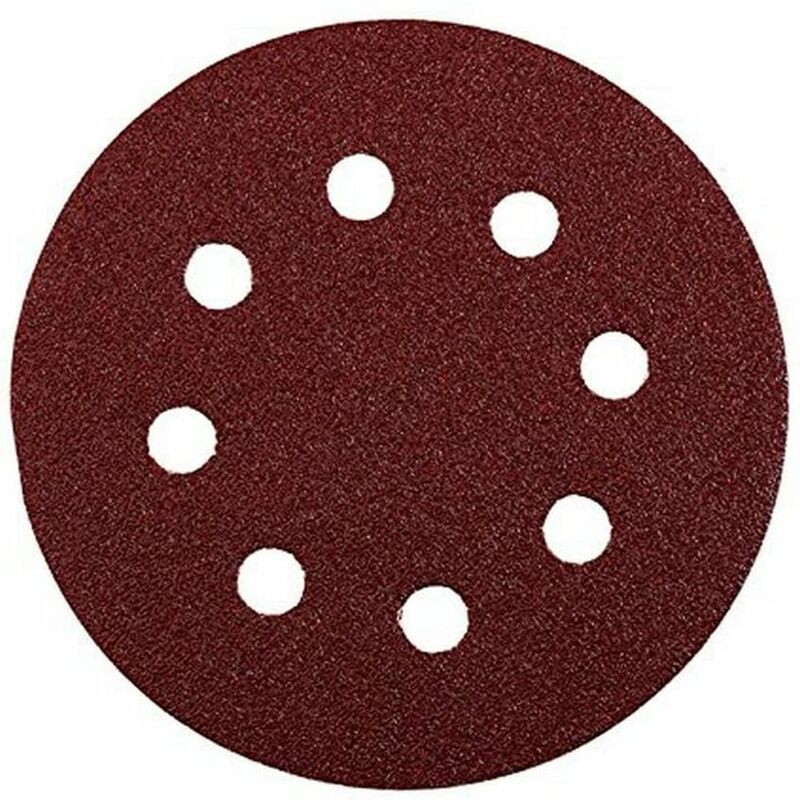 Disco Abrasivo Forato 125mm 5 Pezzi Grana 60 - KWB