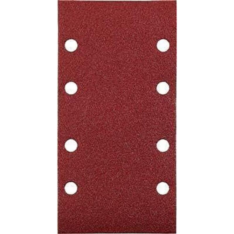 8183-12 5PC carta vetrata professionale (93 x 185 mm, perforato, granulometrica 120, per legno, metallo e colore, per swinger a babordo con piastra