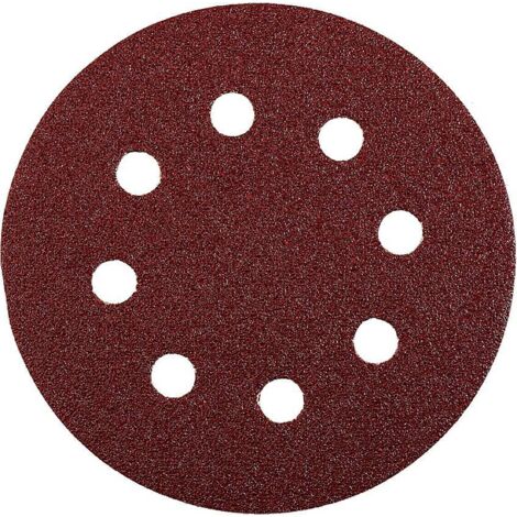 KWB QUICK-STICK DISQUES ABRASIFS POUR BOIS ET MÉTAL, AUTOCOLLANT, DIAMÈTRE 125 MM, 4919-00, PERFORÉ