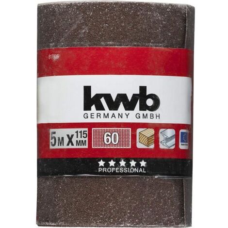KWB rollo abrasivo 5m 115x60k sb 49817806 , Rollo Abrasivo5M115 Al.Ox.G 60 de la marca Einhell.