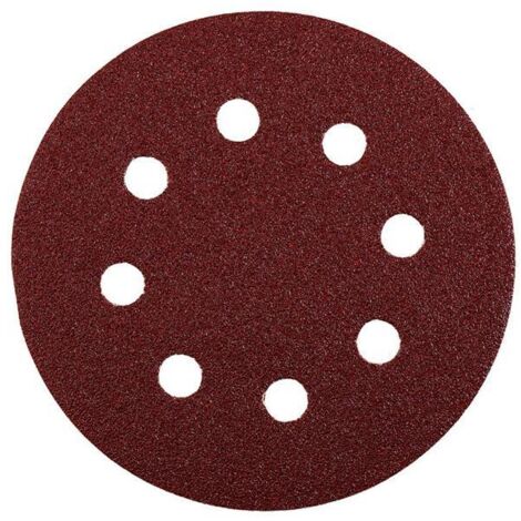 Kwb set 25 dischi abrasivi   125 mm per levigatrice rotorbitali gr 60-120-180 per legno e metallo by Einhell