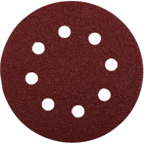 Kwb set 25 disques abrasifs   125 mm pour ponceuse excentrique gr 60-120-180 pour bois et me'tal par Einhell