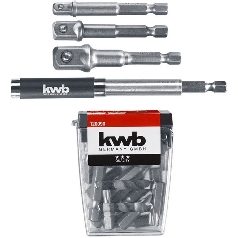 Image of KWB - set di punte 23 pezzi+adattatore inserto in acciaio al cromo-vanadio By Einhell