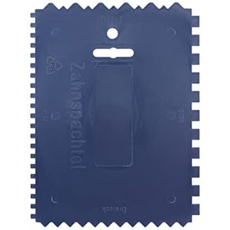 kwb Spatola dentata in plastica KWB, 032900 (denti a 4 lati, 180 x 130 mm)