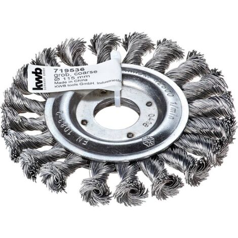 kwb Spazzole a disco AGGRESSO-FLEX ®, filo in acciaio HSS con punta per l'uso con smerigliatrice angolare 719536 1 pz.
