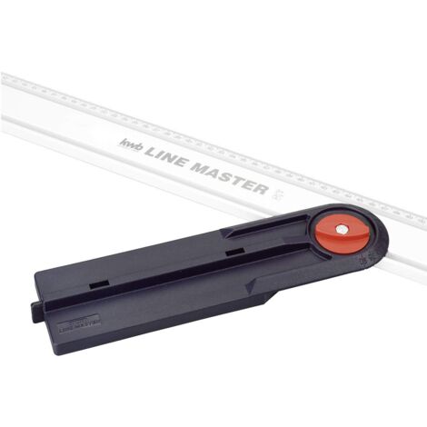 kwb Staffa angolare LINE MASTER, utilizzabile come angolo combinato, angolo da fabbro, angolo universale e angolo obliquo in plastica dura