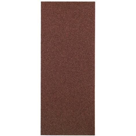 kwb Strisce abrasive 115 x 280 mm in corindone nelle grane 60, 80, 120, 180, incollaggio di alta qualità, robusto supporto di carta, universale, taglio grossolano e medio fine di legno e metallo