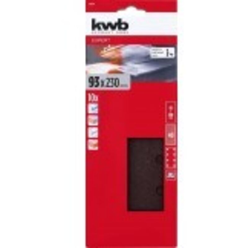 STRISCIA ABRASIVA L 93x230 MM - GRANA 40 MODELLO B - 10 PZ