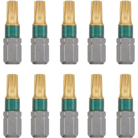 kwb Titan Bits - Set di 10 bit Torx T 20 25 mm