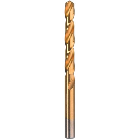 kwb Titan HSS Metallbohrer Ø 10 mm mit speziellem Spitzenanschliff, langer Standzeit und hoher Schnittgeschwindigkeit beim Bohren mit Akkuschraubern und Bohrmaschinen