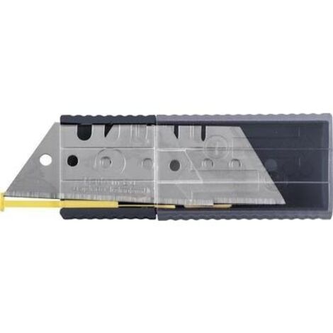 KWB TRAPEZKLINGEN FÜR TEPPICHMESSER 024106 (6 STÜCK, EXTREM SCHARF, 52 X 19 X 0, 5MM, IN PRAKTISCHER SPENDERBOX)