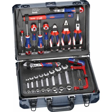 Tolsen Set di attrezzi manuali – 26 pezzi kit fai da te – Heavy Duty Tool  Box con attrezzi