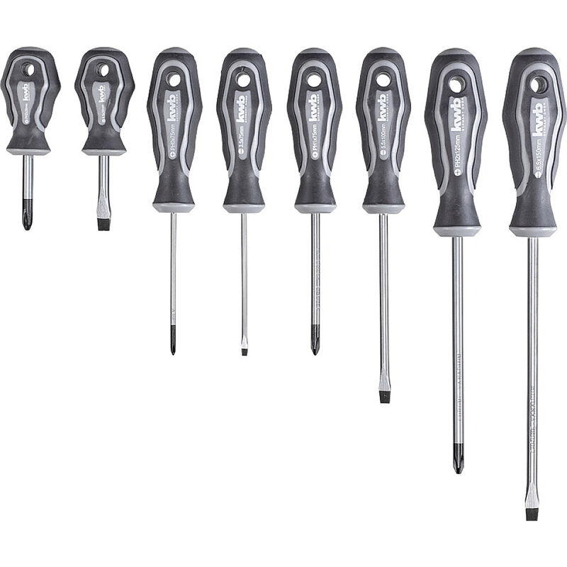 Kwb - Einhell 49141195 Schraubendreher-satz 8-teilig, Chrom-vanadium Matt