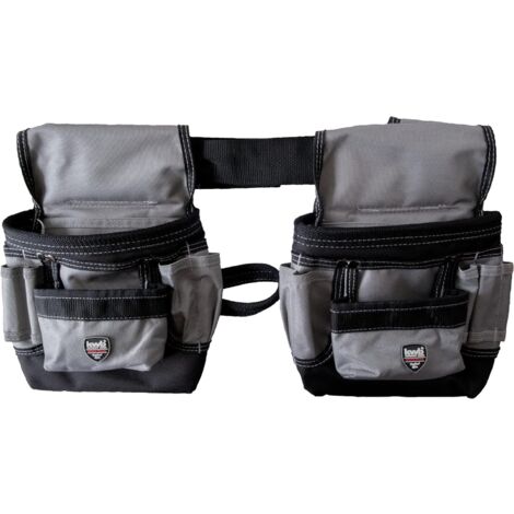 kwb Werkzeug-Tasche (2-teilig, mit Nylon-Gürtel), 19 x 8.5 x 21 cm