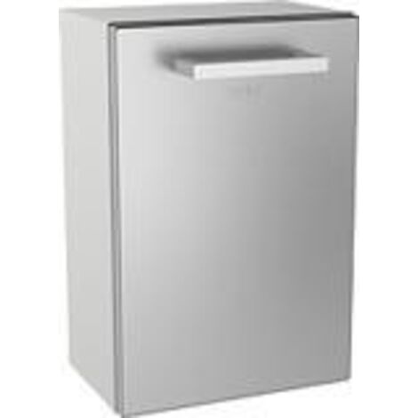 KWC AR Abfallbehälter, RODAN, Edelstahl,  200x295x165 mm, Aufputz, ca. 3,7 l