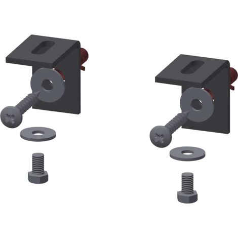 KWC AR Abzugssicherungs-Set, VARIUS,  Aluminium, 2000105062