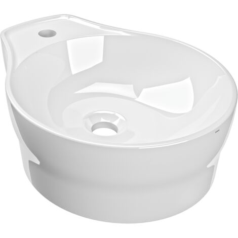 KWC AR Accessoire-WT, RONDAtop, MIRANIT, rond, 370x140x460 mm, joint intégré, HLB