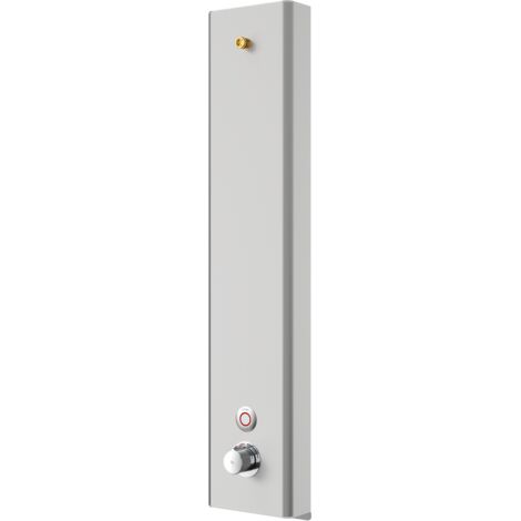KWC AR DUPA, F5, électrique, acier inoxydable, thermostatique, pour pomme de douche, raccord spécial, 24 VDC