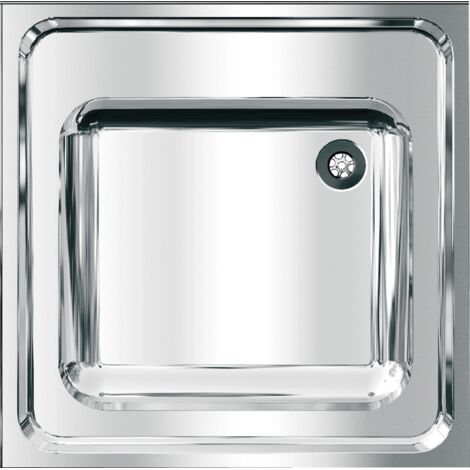 KWC AR Évier professionnel, MAXIMA, acier inoxydable, 600x382x600 mm