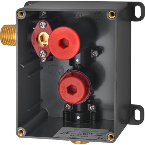 KWC AR Kit de montage pour urinoir, pour chasse d'eau, fermeture et bouchon de chasse